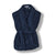 Women's Towelling Cotton Dressing Gown - Navy Blue
